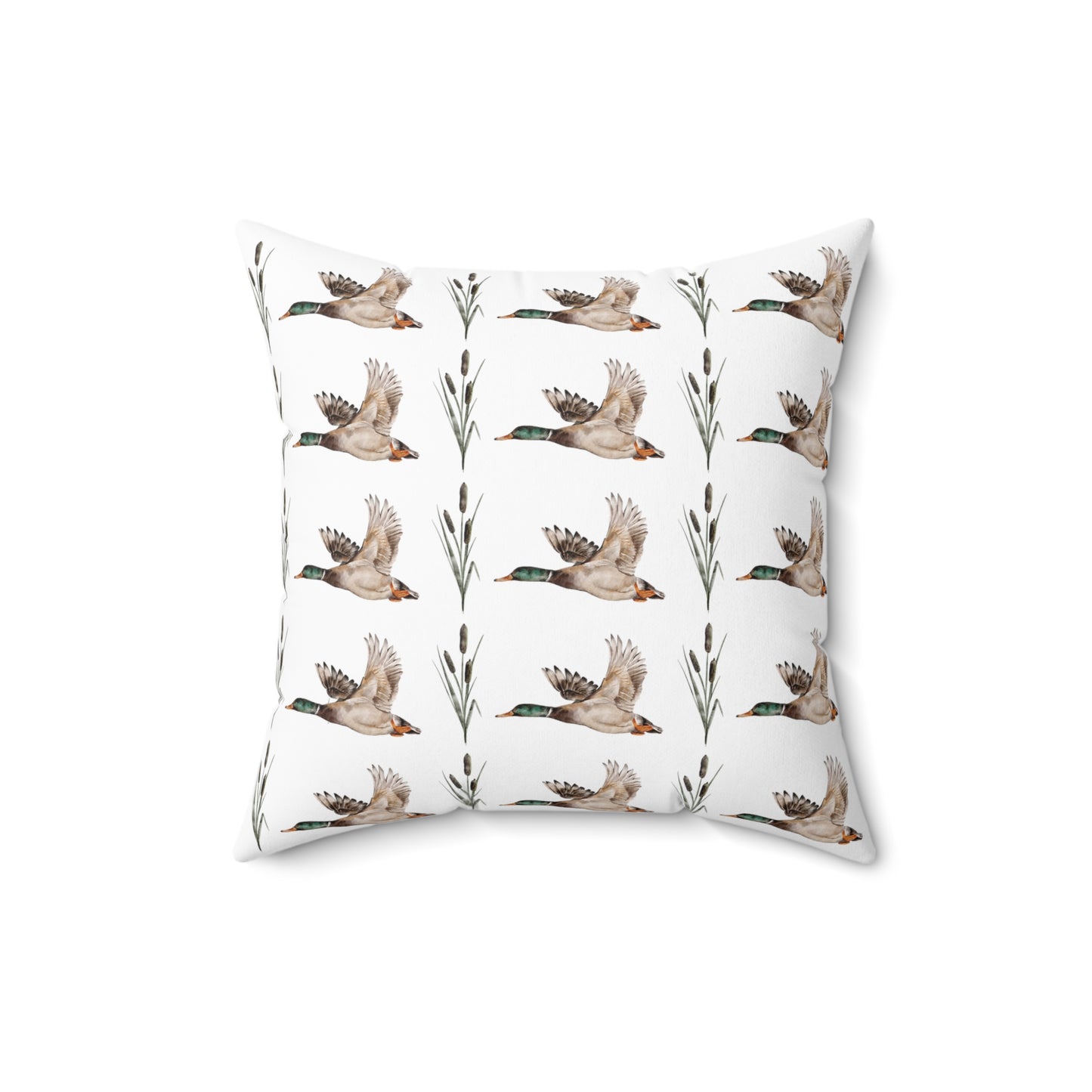 Personalized 2 Sided Mallard Birth Announcement Pillow, Personalized Mallard Baby Stats Pillow, Personalized Duck Baby Stats Pillow