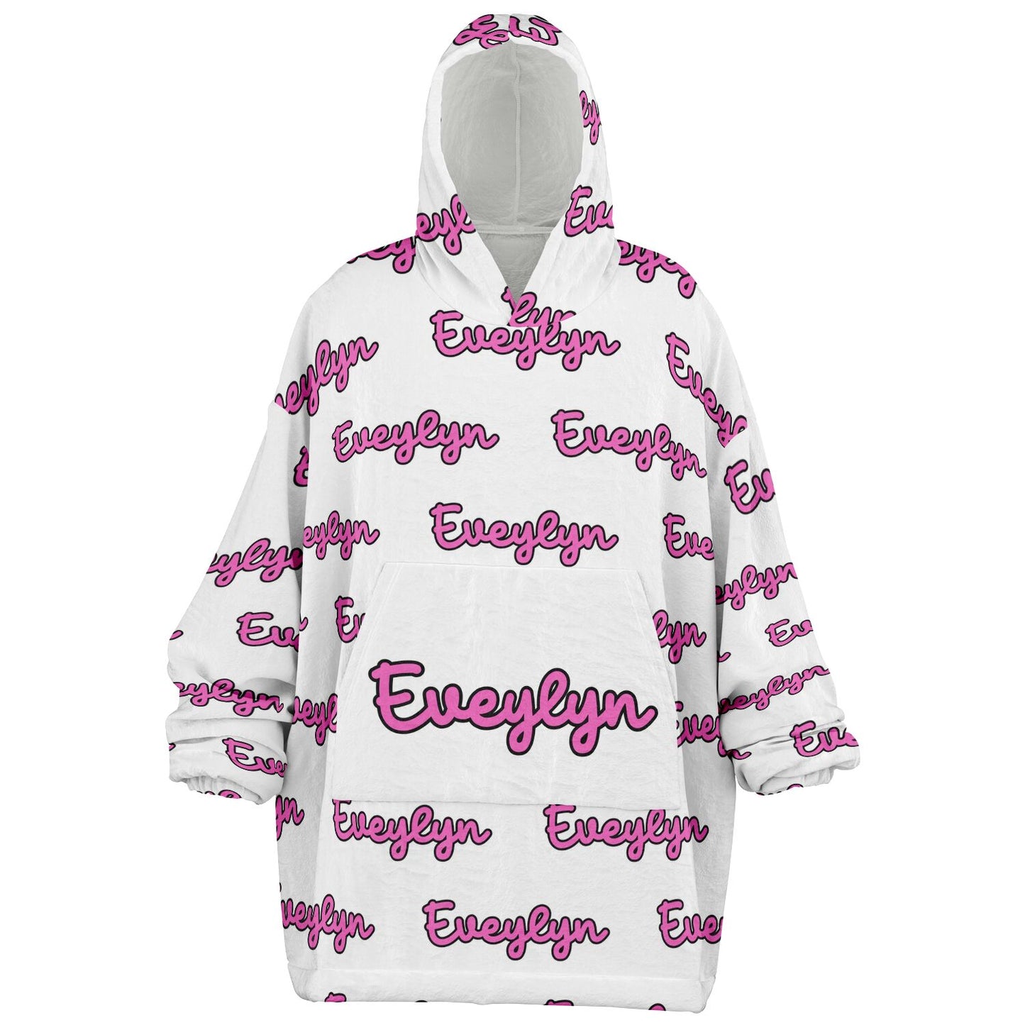 Personalized Oversized Blanket Hoodie, Oversized blanket hoodie with name, Personalized blanket hoodie, snuggie, Giant blanket hoodie